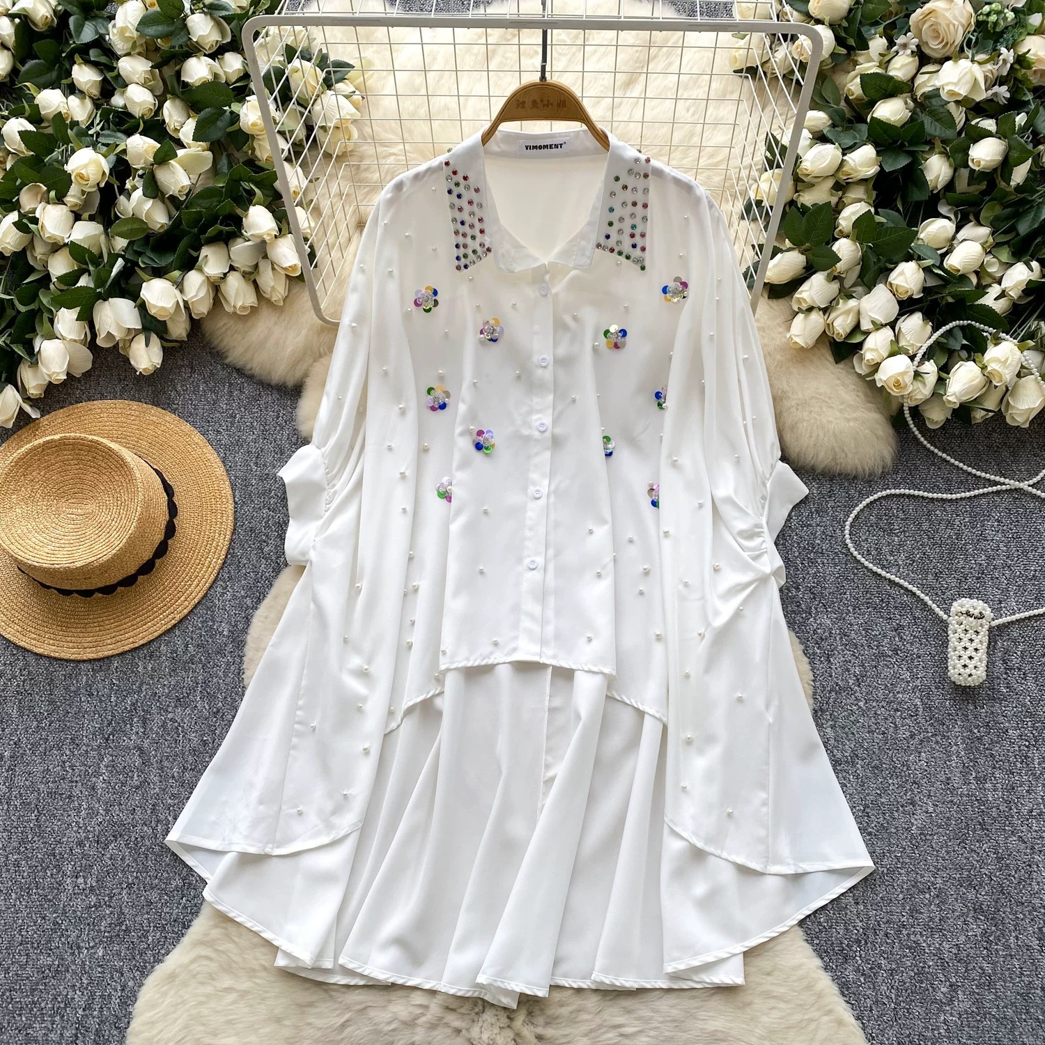 Cherie rose shirt dress SD110 images